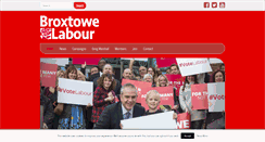 Desktop Screenshot of broxtowelabour.com